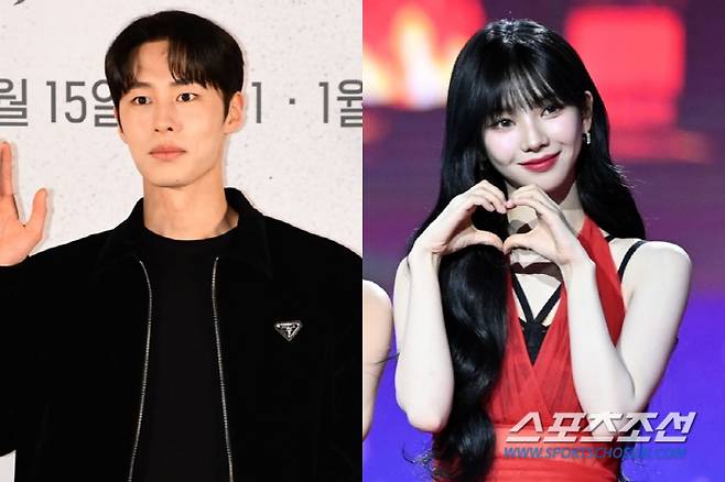 이재욱(왼쪽), 에스파 카리나. 스포츠조선DB