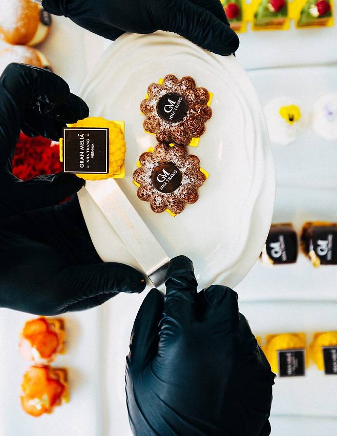 로비 바 라운지, 테이아. 상당히다양한 디저트를 맛볼 수 있다