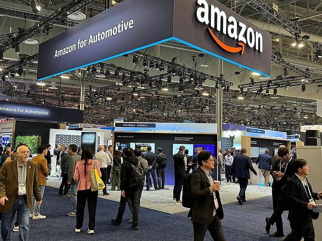 CES 2024 아마존 부스 [연합뉴스 자료사진. 재판매 및 DB 금지]