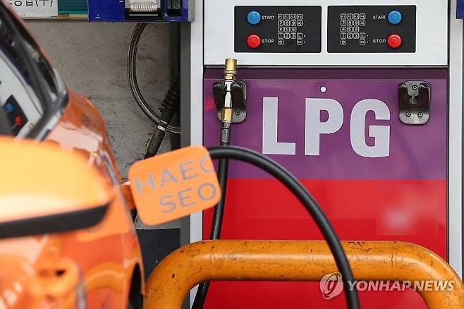 서울 시내 한 LPG 충전소의 모습. 연합뉴스