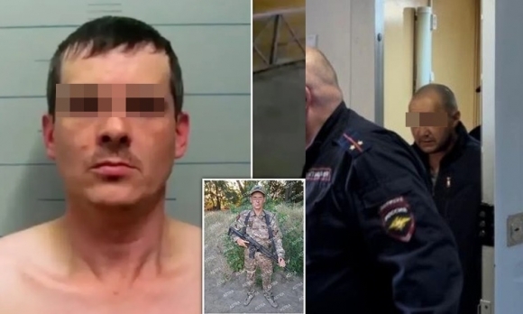 바그너 용병 출신으로 성범죄 혐의로 체포된 니콜라이 네차예프(왼쪽)와 세르게이 샤흐마토프