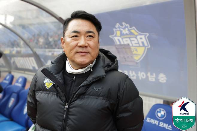 김현석 충남아산 감독. 사진제공=한국프로축구연맹