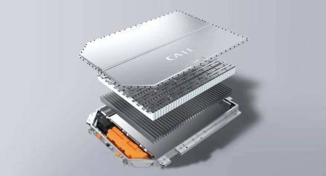 중국 CATL 셀투팩 기술 개념도