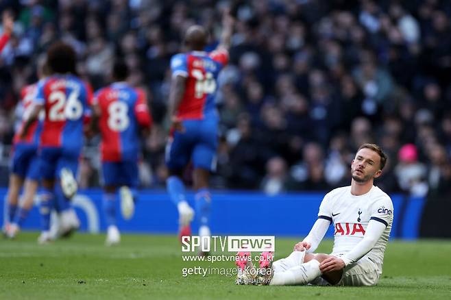 ▲ 토트넘은 3일(한국시간) 홈구장인 토트넘 홋스퍼 스타디움에서 열린 크리스탈 팰리스와의 2023-24시즌 잉글랜드 프리미어리그 27라운드에서 3-1로 이겼다. 손흥민이 13호골로 승리에 기여했다.