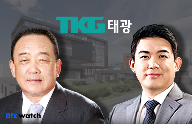 TKG(옛 태광실업)그룹 고 박연차 창업주(왼쪽)..장남 박주환 현 회장