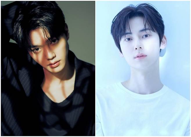 4월2일 송강, 3월21일 황민현이 군 복무를 시작한다. 사진제공=나무액터스, 플레디스