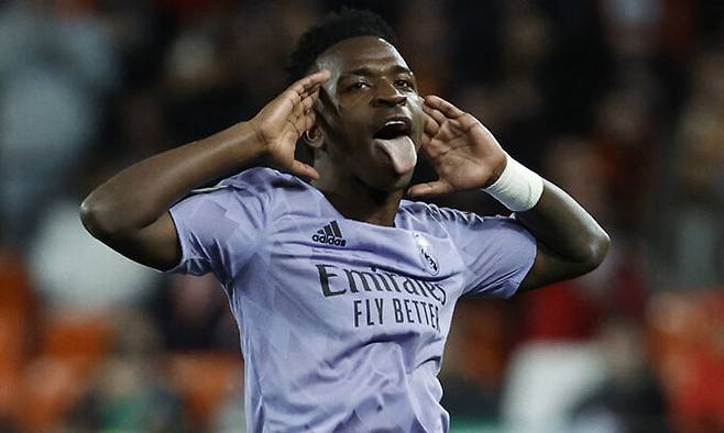 스페인 프로축구 레알 마드리드의 비니시우스 주니오르 선수. EPA연합뉴스