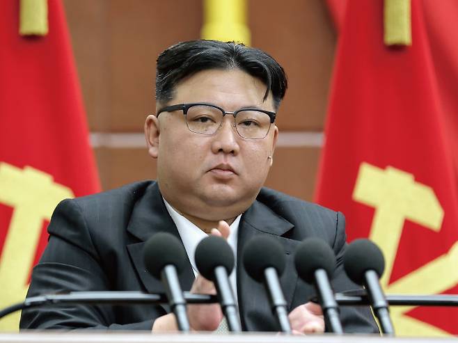 김정은 북한 노동당 총비서. [노동신문]
