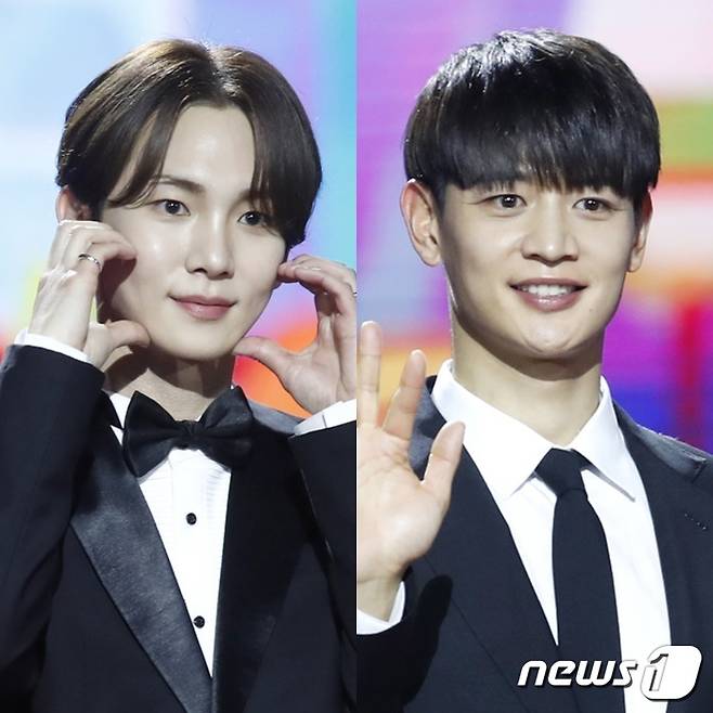 샤이니 키(왼쪽), 민호/뉴스1 DB