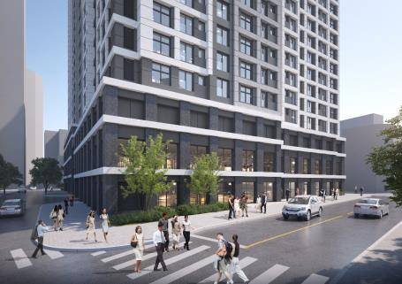 마포4-10지구 도시정비형 재개발 사업 저층부 투시도. 사진 제공=서울시