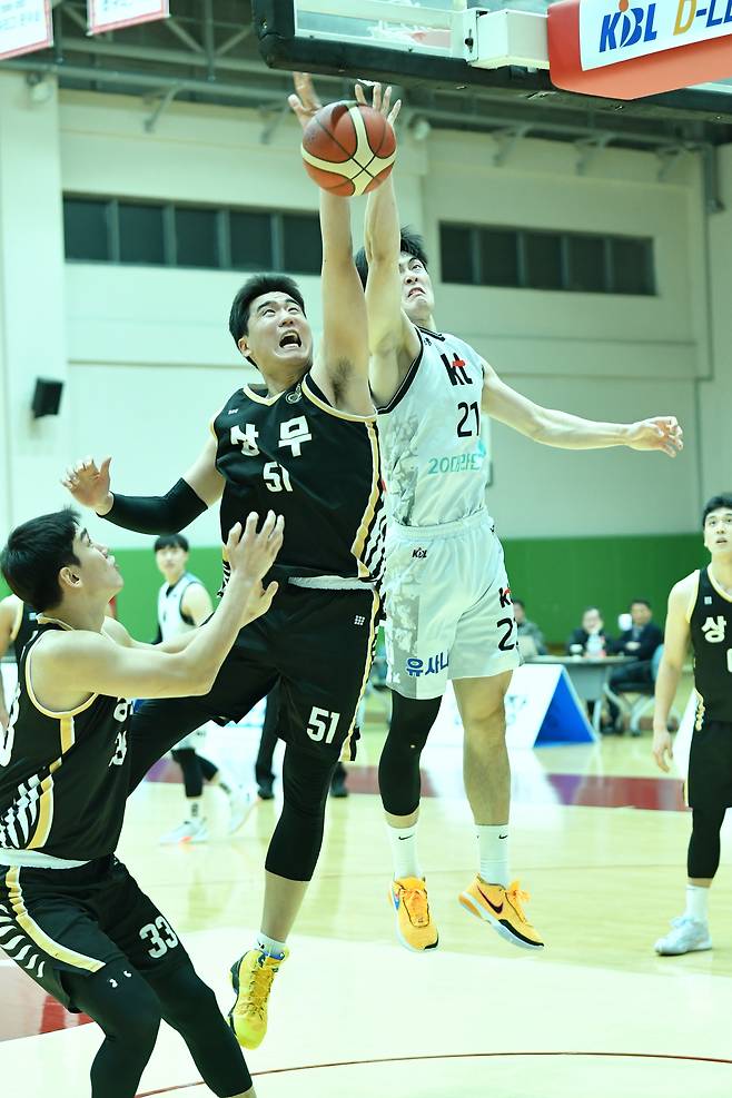 2023-24 KBL D리그 상무-KT 경기. (KBL 제공)