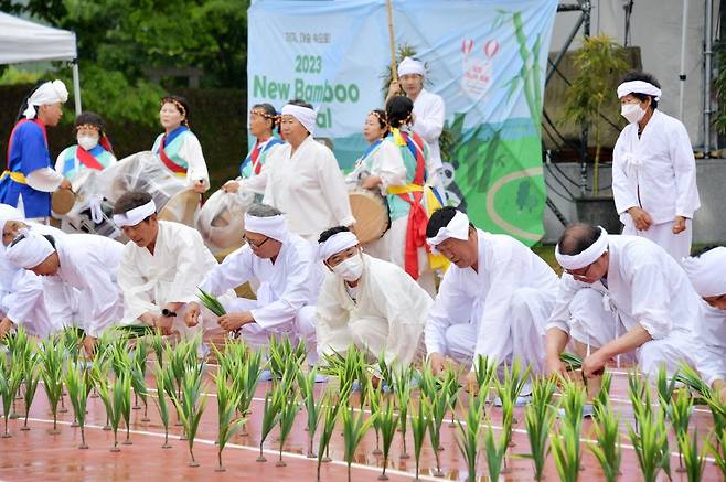 지난 2023년 열린 담양 대나무축제 황금들노래 공연. 사진제공ㅣ담양군