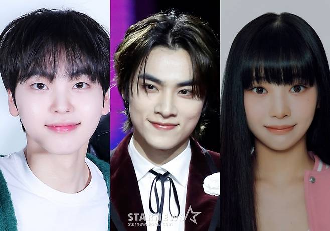 크래비티 형준, NCT 샤오쥔, 유니스 나나 /사진=스타뉴스, SBS '유니버스 티켓'