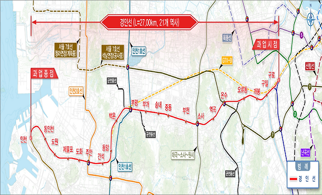 경인선 노선도./자료=국토교통부