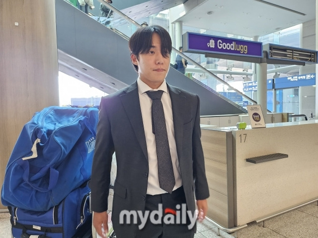 삼성 라이온즈 원태인./인천공항=김건호 기자 rjsgh2233@mydaily.co.kr