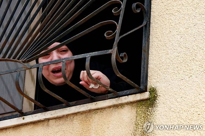 서안지구의 팔레스타인인 [AFP=연합뉴스]