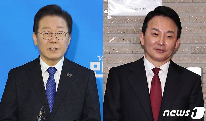 이재명 더불어민주당 대표(왼쪽)와 원희룡 전 국토교통부 장관. /뉴스1