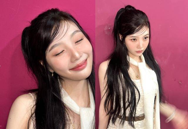 조이가 청순한 스타일링을 뽐냈다. 조이 SNS