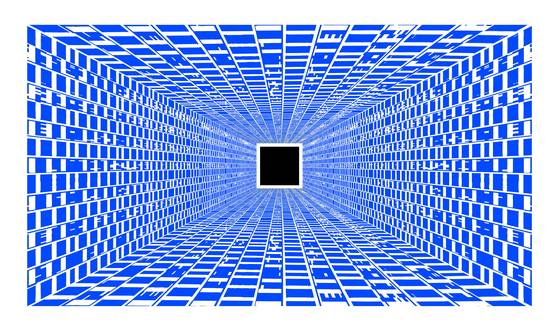 황규태의 ‘말레비치의 제전 Black Square’(2012). [사진 황규태]