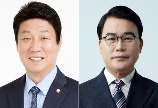 국민의힘 강대식 의원(왼쪽)와 이재만 예비후보(가나다 순)