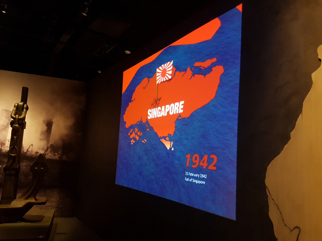 ▲1942년 태평양 전쟁이 발발하자 말레이반도와 싱가포르는 일본군의 수중으로 떨어졌다 - 싱가포르 국립박물관 ⓒ박흥수