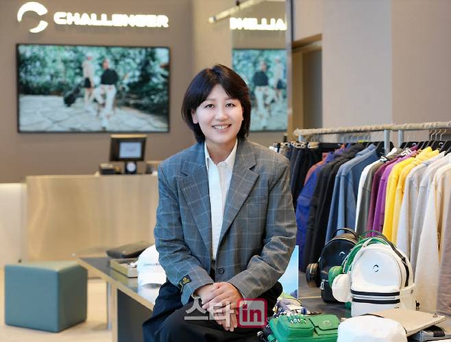박세리 팬클럽 출신인 지소영 챌린저코리아 대표는 클리브랜드골프 유통을 시작으로 자체 브랜드 챌린저골프를 출시하며 골프의류 사업가로 성공의 길을 걷고 있다. (사진=이데일리 골프in 조원범 기자)