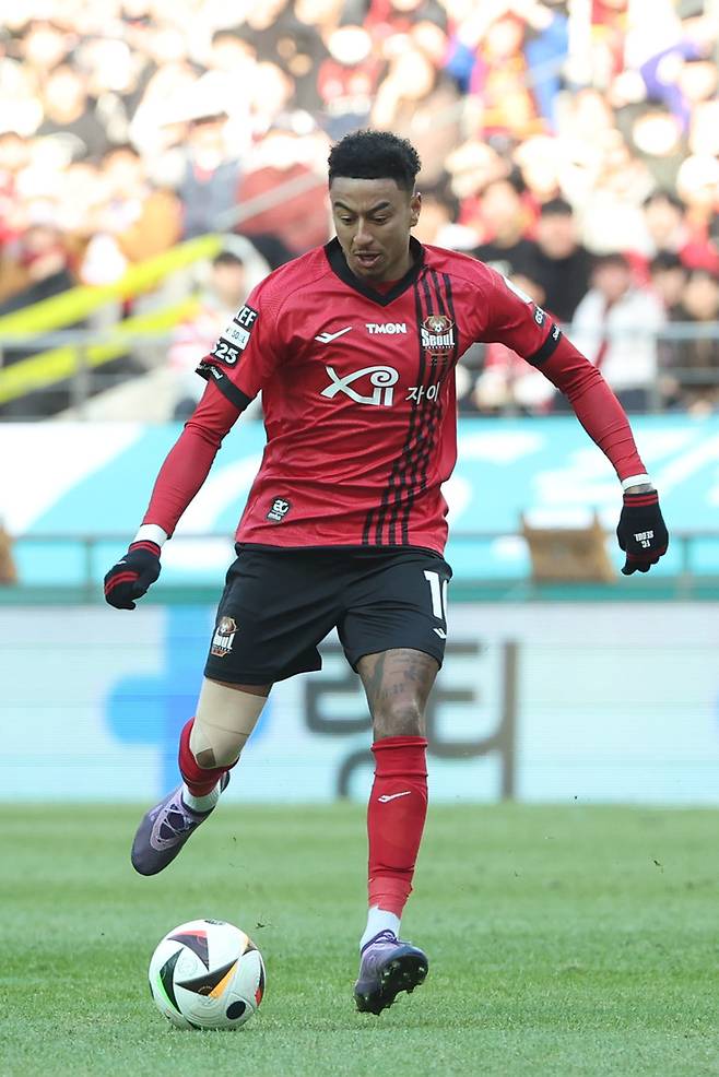 10일 열린 인천 유나이티드전에 출전한 FC서울의 제시 린가드