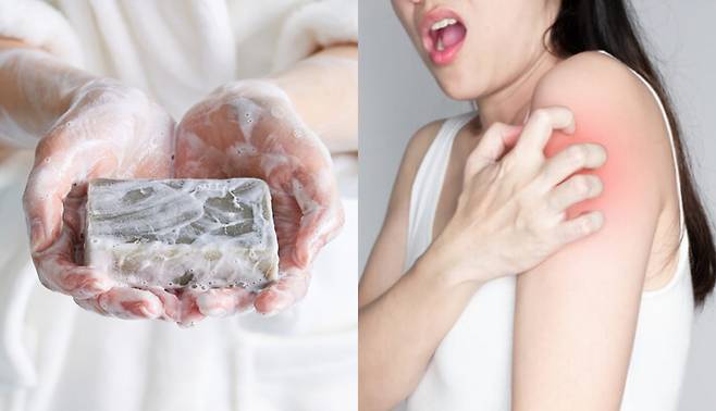 바 형태로 된 비누는 피부 최상층 보호막인 각질층을 공격해 피부를 건조하게 한다. [사진=게티이미지뱅크]