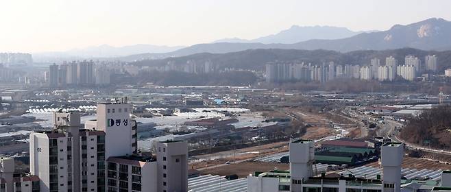 수도권 3기 신도시 중 한 곳인 경기도 남양주시 왕숙지구 일대 전경. 매경DB