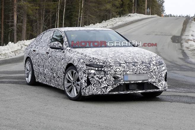 아우디 A6 e-트론 시험주행차량 (사진제공 : S. Baldauf/SB-Medien)