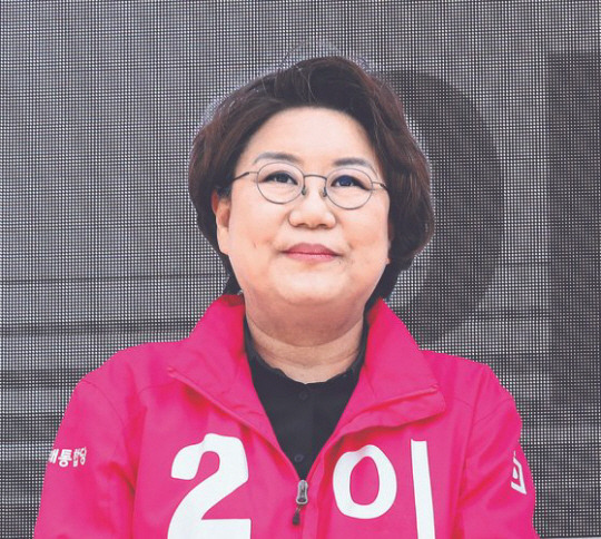 국민의힘 서울 중성동을 경선에서 승리한 이혜훈 전 의원. 뉴시스