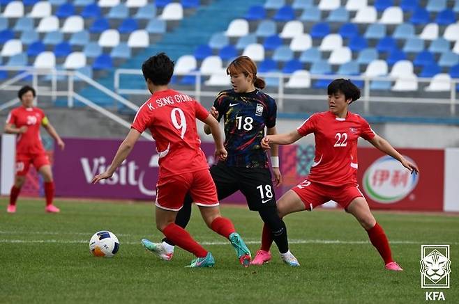 [서울=뉴시스] 한국 여자 축구 20세 이하(U-20) 대표팀. (사진=대한축구협회 제공) *재판매 및 DB 금지