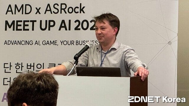 아담 코작(Adam Kozak) AMD GPU 마케팅 세일즈 매니저. (사진=지디넷코리아)