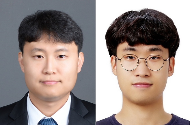 박상현 DGIST 교수(왼쪽)와 김수필 박사과정생.