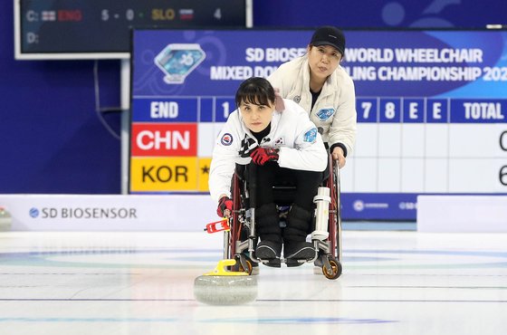 휠체어컬링 세계선수권 국가대표 조민경. 사진 대한장애인체육회