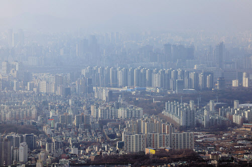 서울 시내 아파트 단지 모습 [연합]