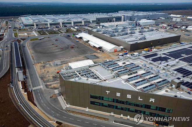 테슬라 독일공장 [AFP 연합뉴스 자료사진. 재판매 및 DB 금지]