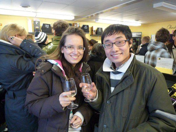 나이아가라 폭포 원데이 투어에 포함된 아이스와인 와이너리 방문 당시 모습.