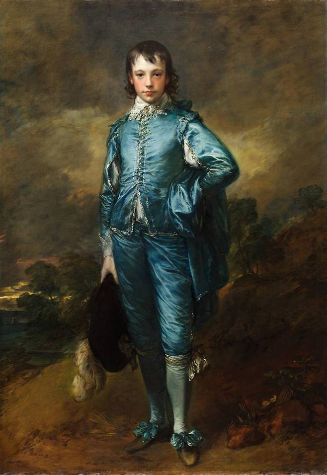 게인즈버러의 '블루 보이'(1770). 이 그림은 영국인이 가장 사랑하는 이미지 중 하나로 꼽힌다. 다만 작품은 여러 차례 주인이 바뀐 끝에 현재는 미국에 있다. /캘리포니아 헌팅턴미술관