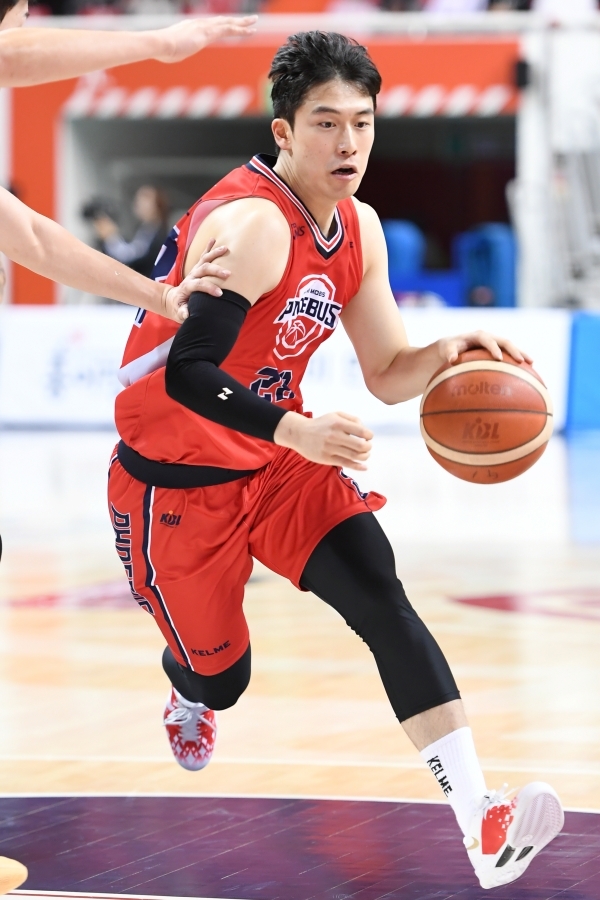 박무빈은 아직 신인왕 경쟁이 끝나지 않았음을 알렸다. 사진=KBL 제공