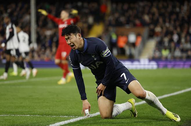 손흥민의 눈물, 사진=연합뉴스/AFP