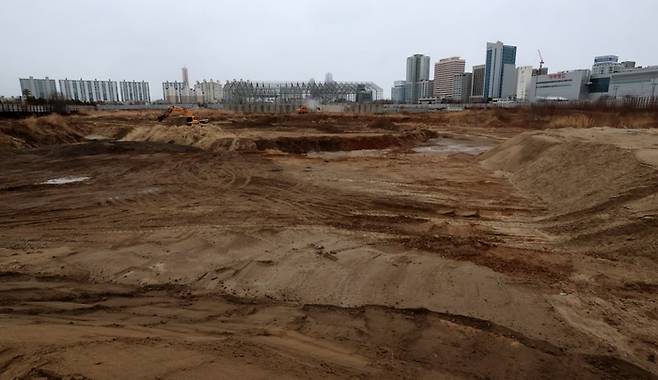 서울시가 지난 2월 5일 발표한 용산국제업무지구 개발계획을 통해 최대 100층 규모의 빌딩이 들어설 용산 정비창 부지 / 연합뉴스