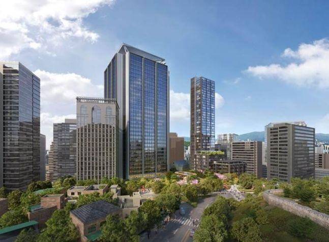 재개발 조감도. /이지스자산운용 제공