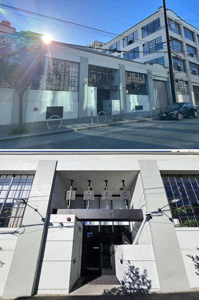 지난해 8월 촬영한 미국 샌프란시스코의 오픈AI 신사옥 전경(위 사진)과 14일 찍은 신사옥 입구. 지난해엔 없었던 건물의 번지수(1960)를 나타내는 조형물이 입구 앞에 새로 설치됐다. 신사옥 외부엔 이 조형물 외에 오픈AI를 나타내는 간판 등이 없다. 샌프란시스코=이서희 특파원·공동취재단