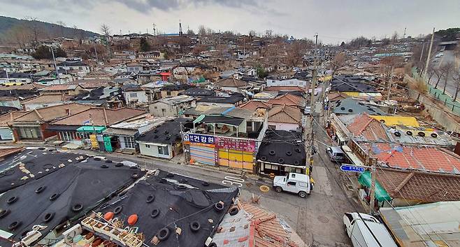 서울 노원구 '백사마을' 전경 / 사진 = 연합뉴스