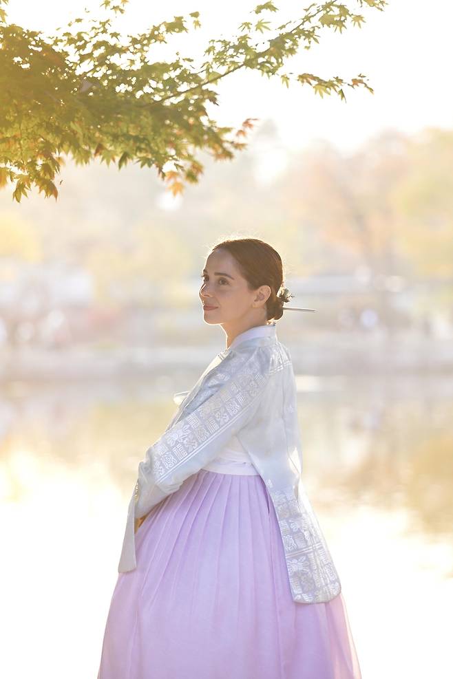 한복 입은 사라 씨 [본인 제공. 재판매 및 DB 금지]