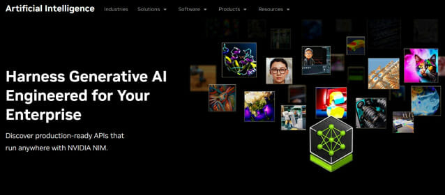 엔비디아는 개발자가 생성형 AI 앱을 빠르게 구축·배포할 수 있도록 돕는 솔루션 NIM을 내놨다. (사진=엔비디아)