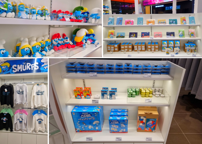 스머프 매직 포레스트 동탄점 기획 상품 / 사진=김혜성 여행+ 기자