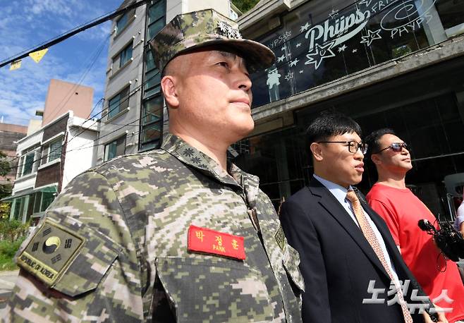 채 상병 순직 사건을 수사하다 항명 혐의로 해임된 박정훈 전 해병대 수사단장. 황진환 기자