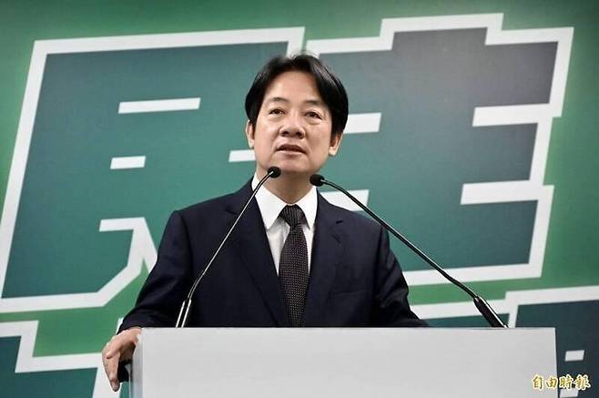 라이칭더 대만 총통 당선인 [대만 자유시보 캡처. 재판매 및 DB 금지]